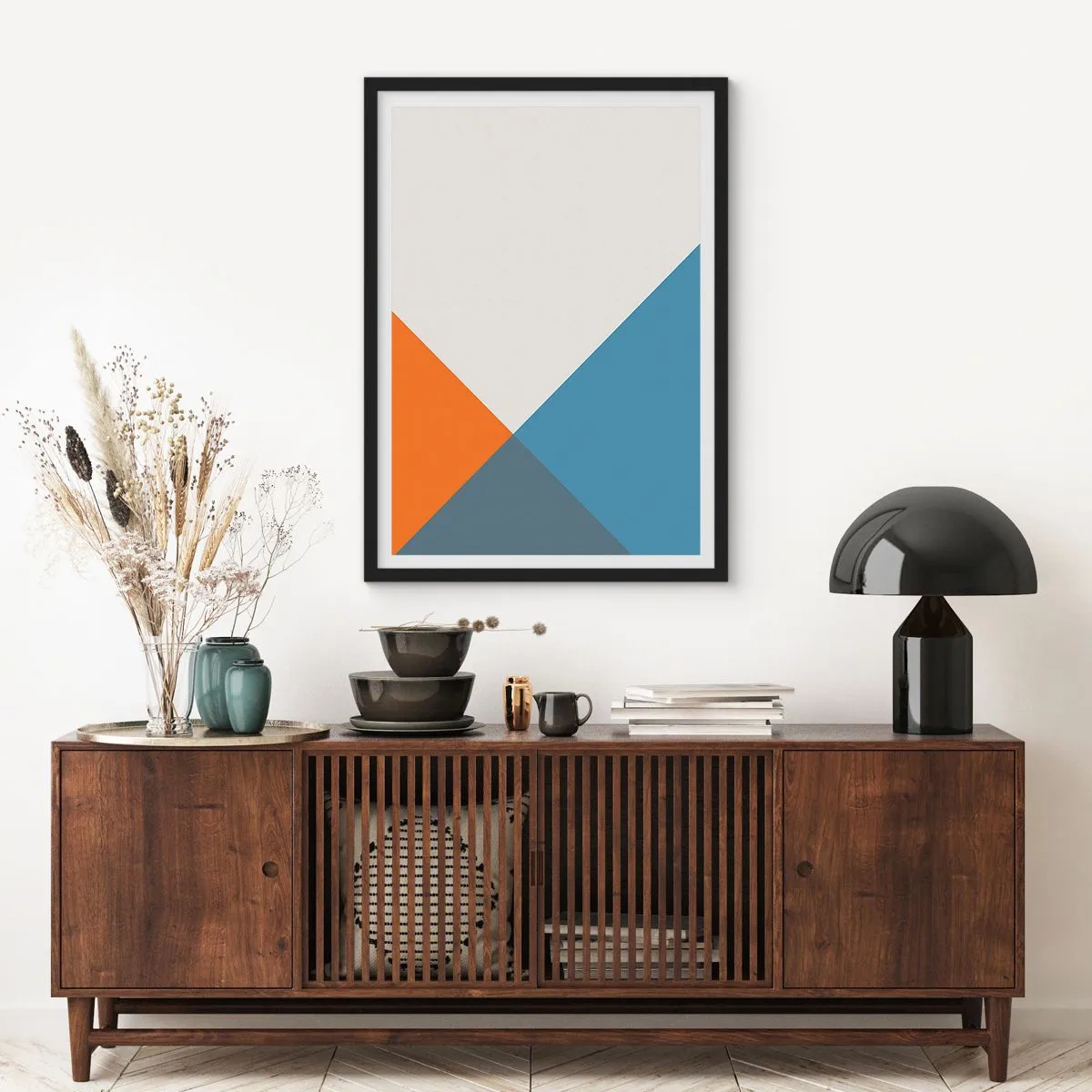 Plakat i sort ramme - Med hensyn til ... - 40x50 cm