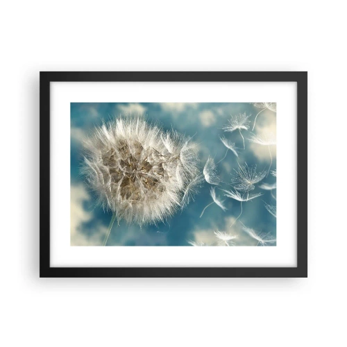 Plakat i sort ramme - En engels åndedræt - 40x30 cm