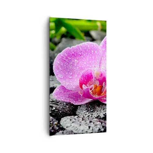 Lærredstryk - Billede på lærred - Som et åbent hjerte - 65x120 cm