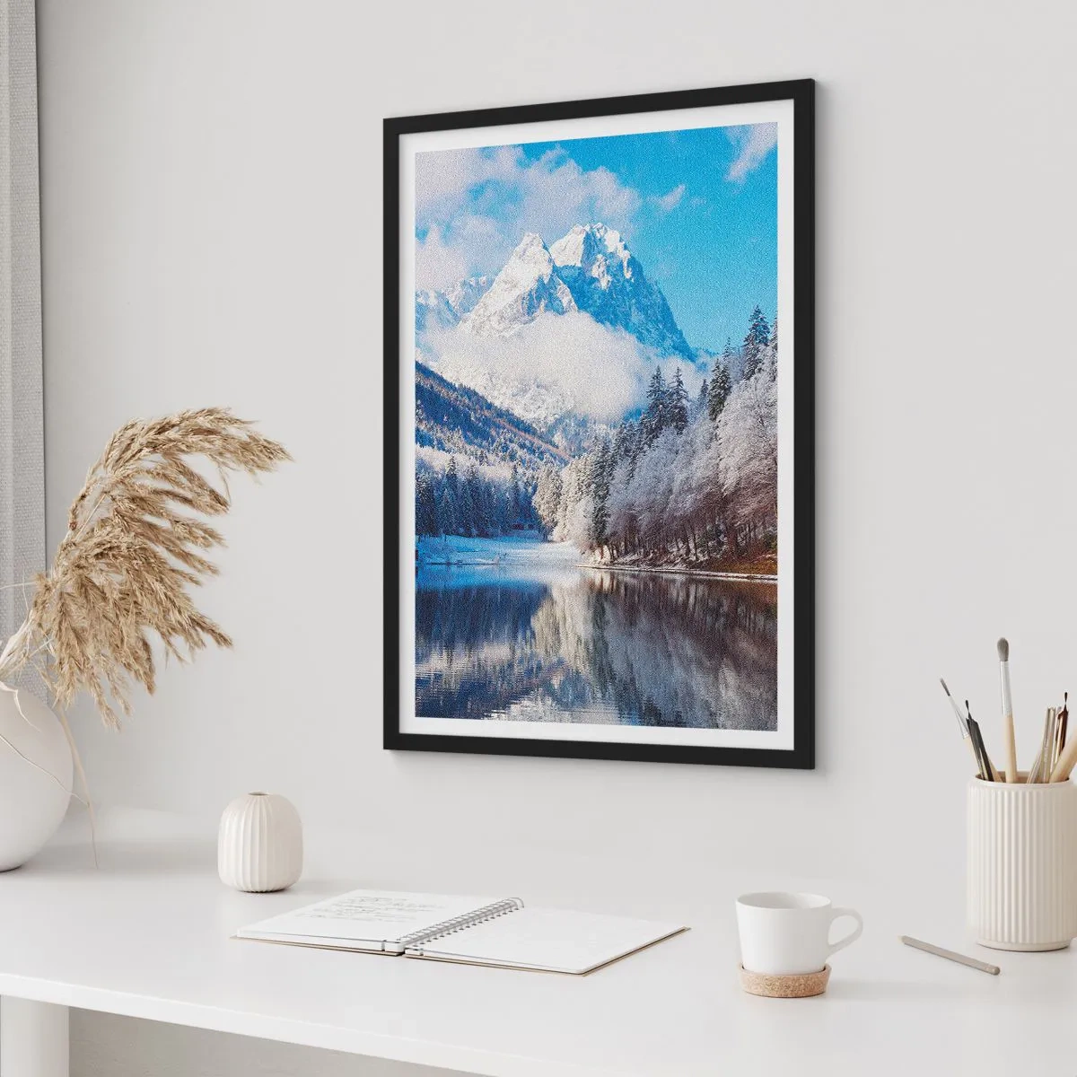 Plakat i sort ramme - Snevagten - 50x70 cm