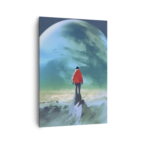 Lærredstryk - Billede på lærred - Opdageren af et nyt land - 70x100 cm