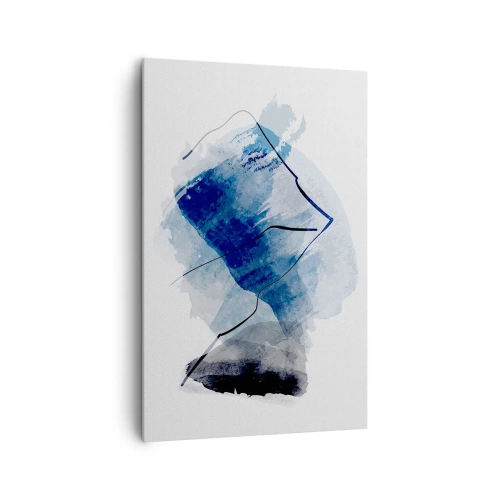 Lærredstryk - Billede på lærred - Isbjerg - 80x120 cm
