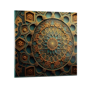 Billede på glas - I et arabisk klima - 60x60 cm