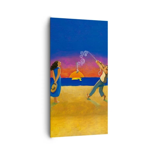 Lærredstryk - Billede på lærred - Mere end en stjerne fra himlen - 65x120 cm