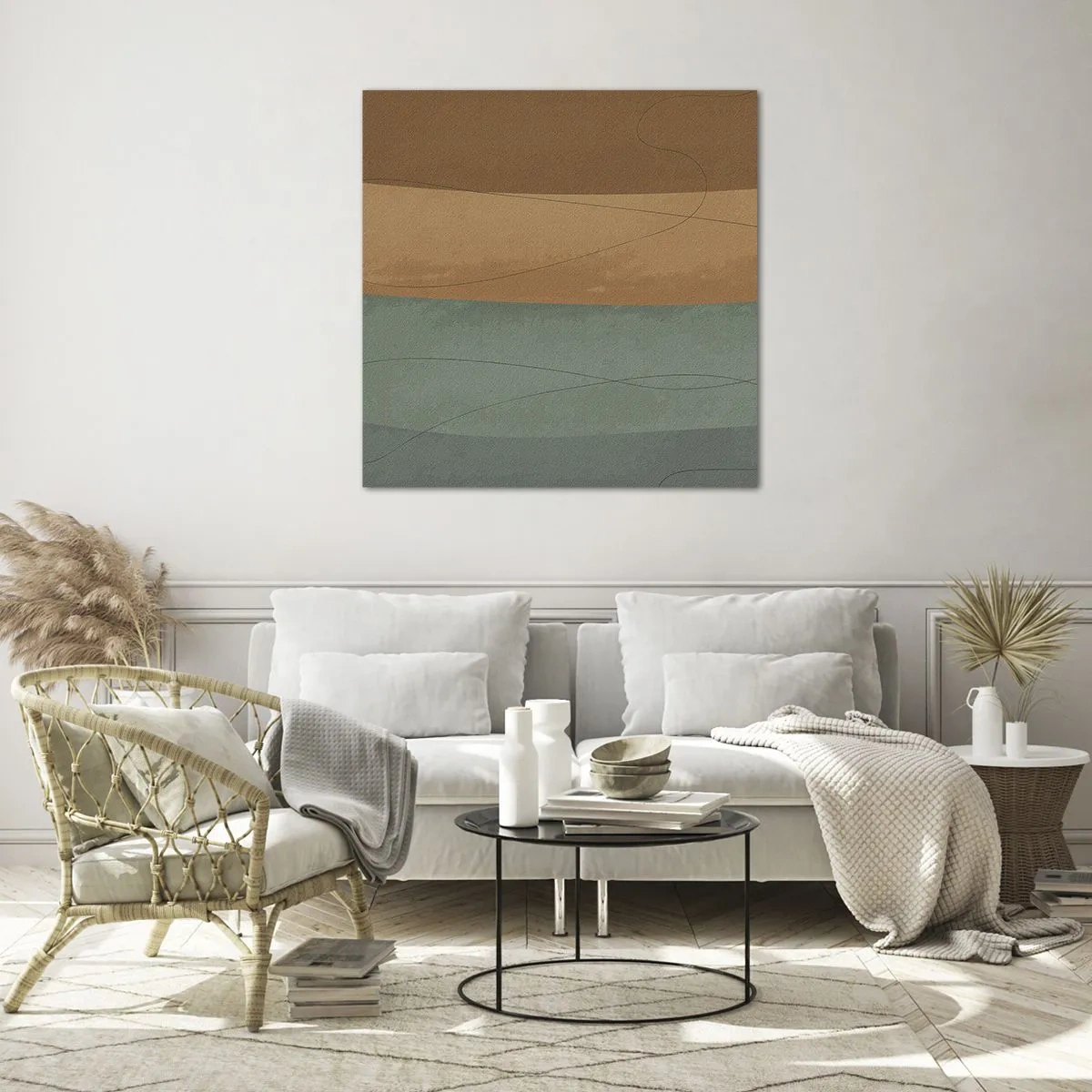 Billede på glas - Vandret sammensætning - 60x60 cm