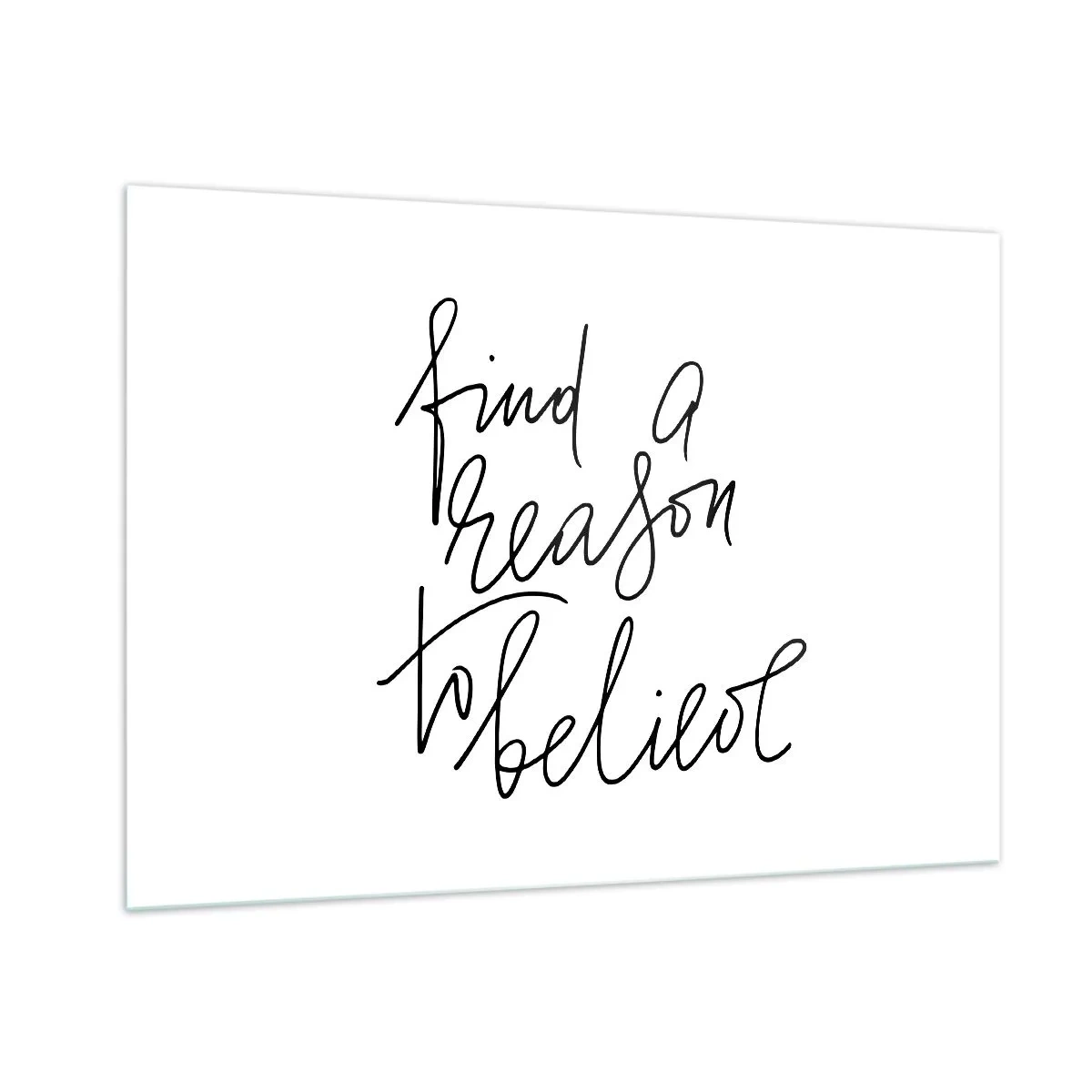 Billede på glas - Det er muligt - 100x70 cm