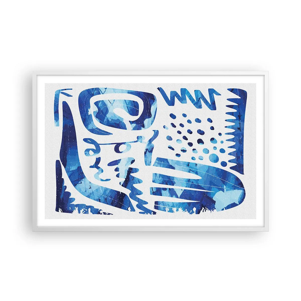 Plakat i hvid ramme - Tilbage til rødderne - 91x61 cm