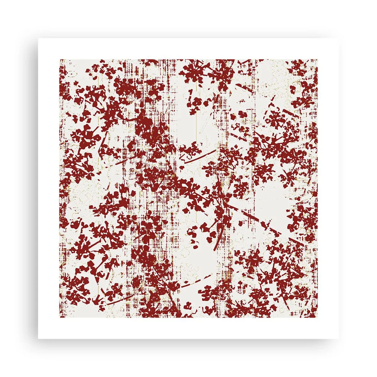 Plakat - Som en gammel percale - 50x50 cm