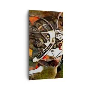 Lærredstryk - Billede på lærred - Kan du høre bevægelse? - 55x100 cm