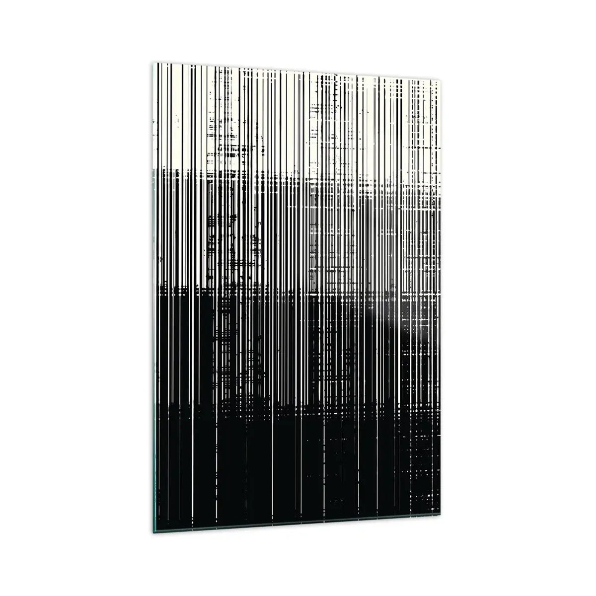 Billede på glas - Bølger og vibrationer - 70x100 cm