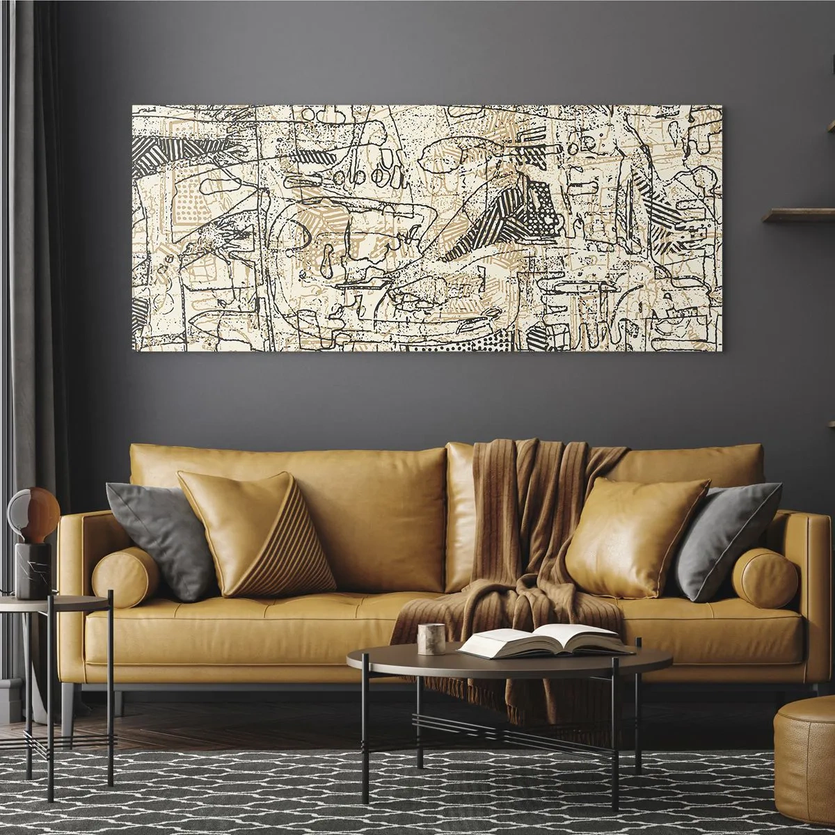 Billede på glas - Venter på at blive afkodet - 120x50 cm