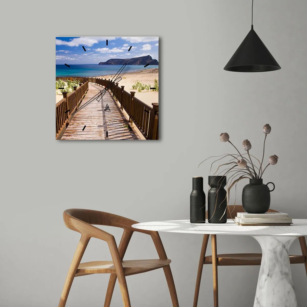 Vægur, Uret - Tag mig med til de glade øer - 30x30 cm