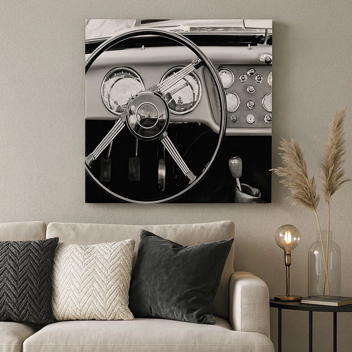 Lærredstryk - Billede på lærred - En drøm for samlere - 30x30 cm