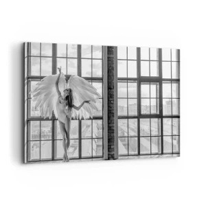 Lærredstryk - Billede på lærred - Englenes by? - 120x80 cm