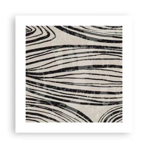 Plakat - Et spild af linjer - 40x40 cm