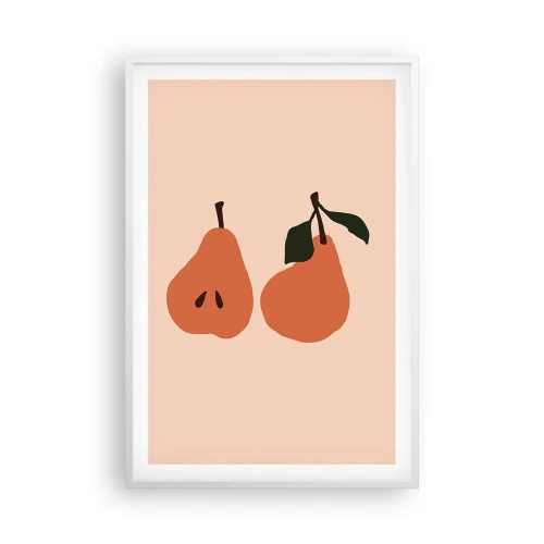 Plakat i hvid ramme - Sødmen selv - 61x91 cm