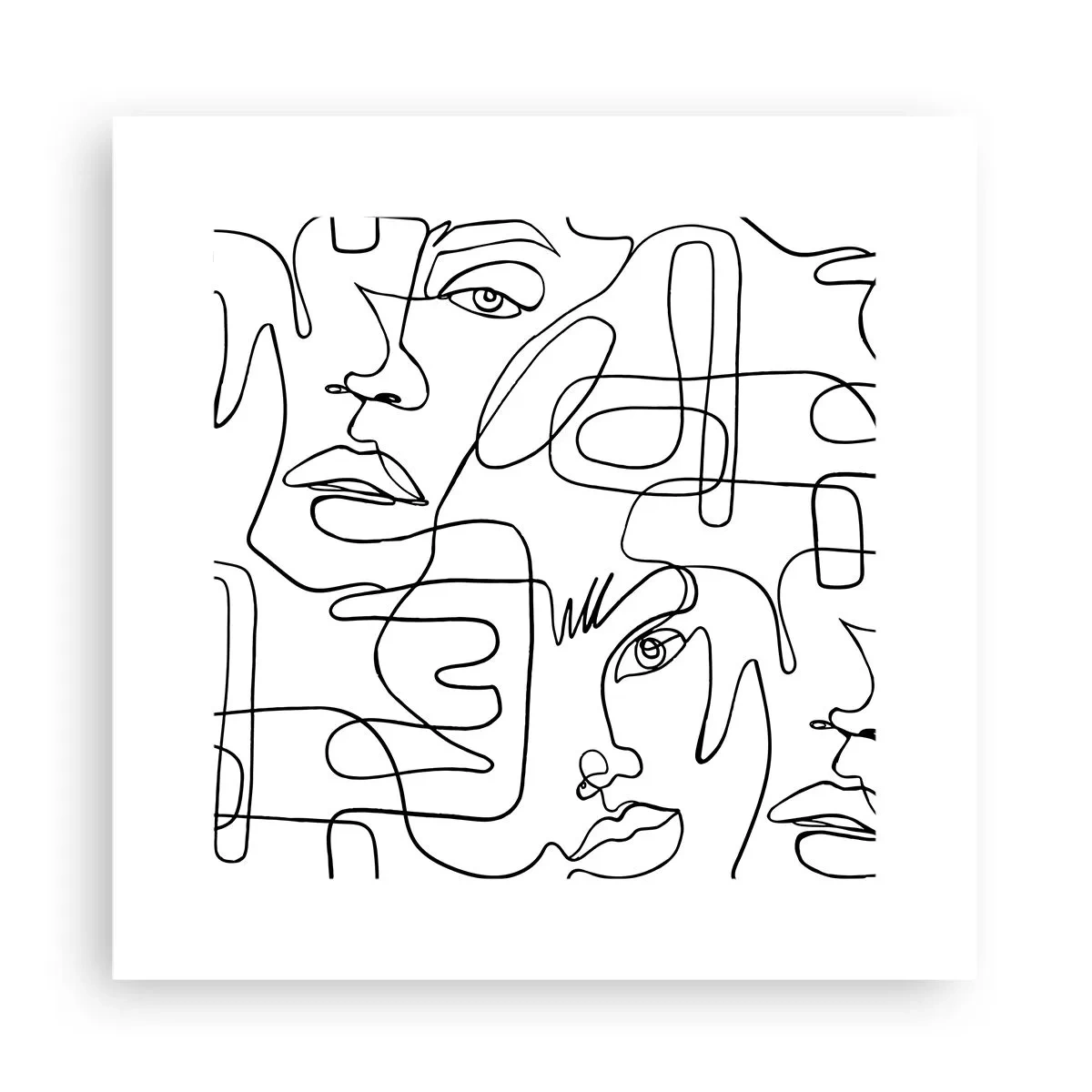 Plakat - I sammenfiltrede følelser - 30x30 cm