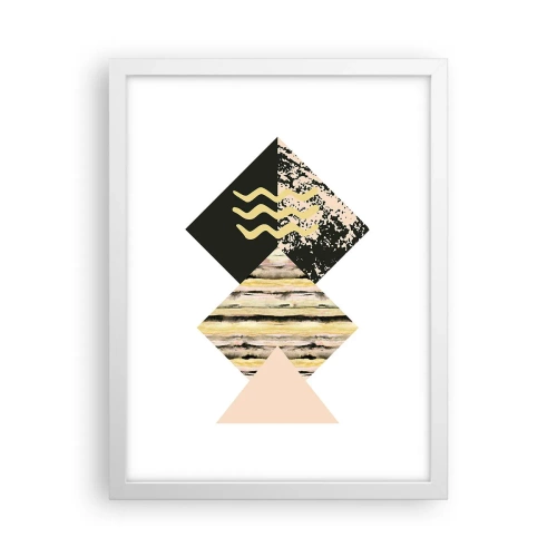 Plakat i hvid ramme - Ikke så simpelt - 30x40 cm