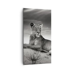 Lærredstryk - Billede på lærred - Resten af ørkendronningen - 55x100 cm