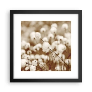 Plakat i sort ramme - Fyldig mark - 30x30 cm