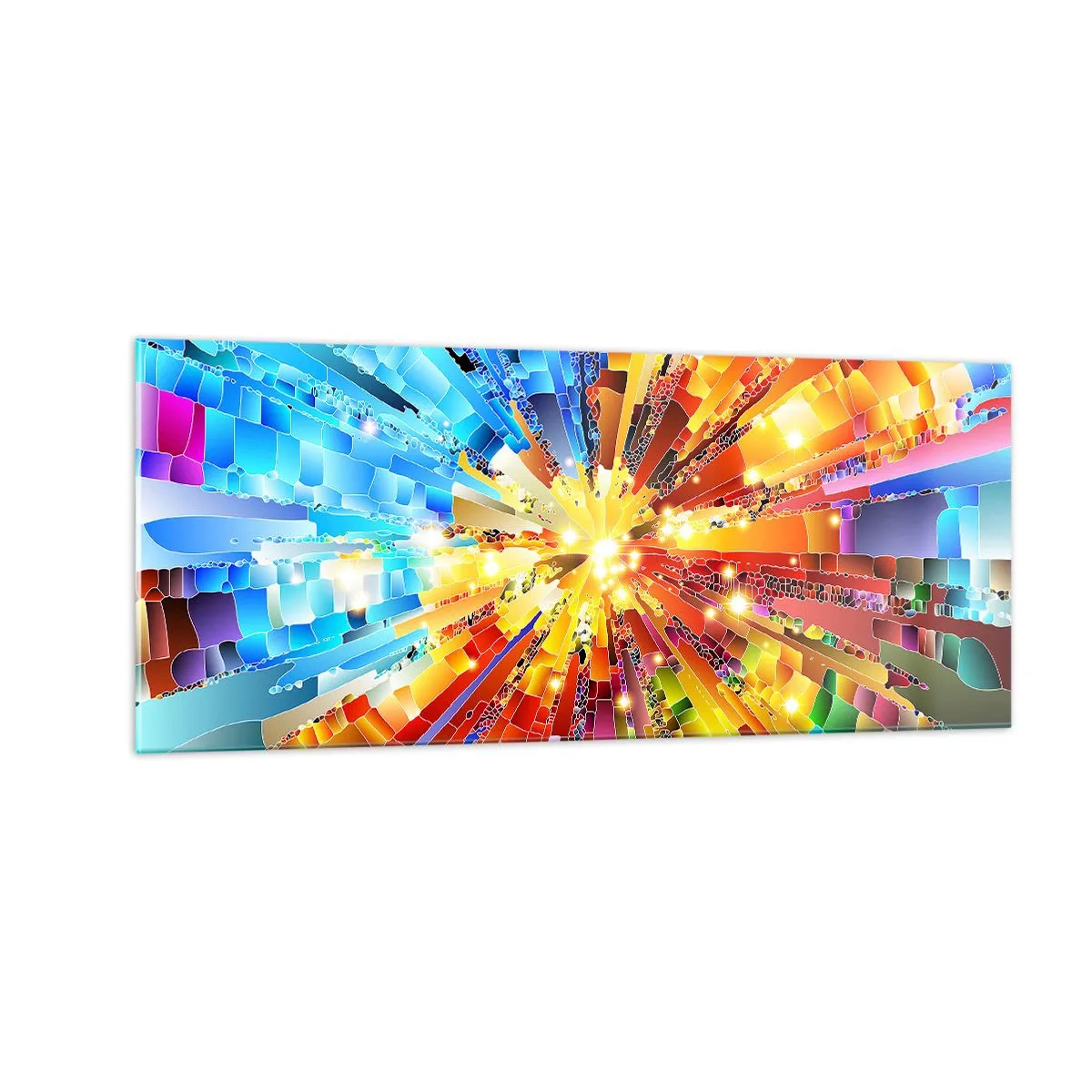 Billede på glas - In medias res - 100x40 cm