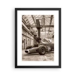 Plakat i sort ramme - Vinderens hvile - 30x40 cm