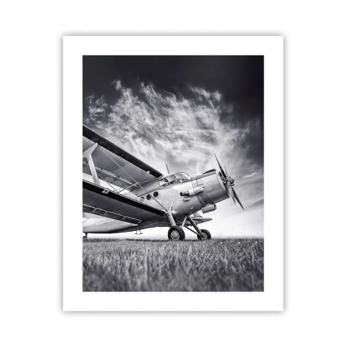 Plakat - Den bevingede vandringsmand - 40x50 cm