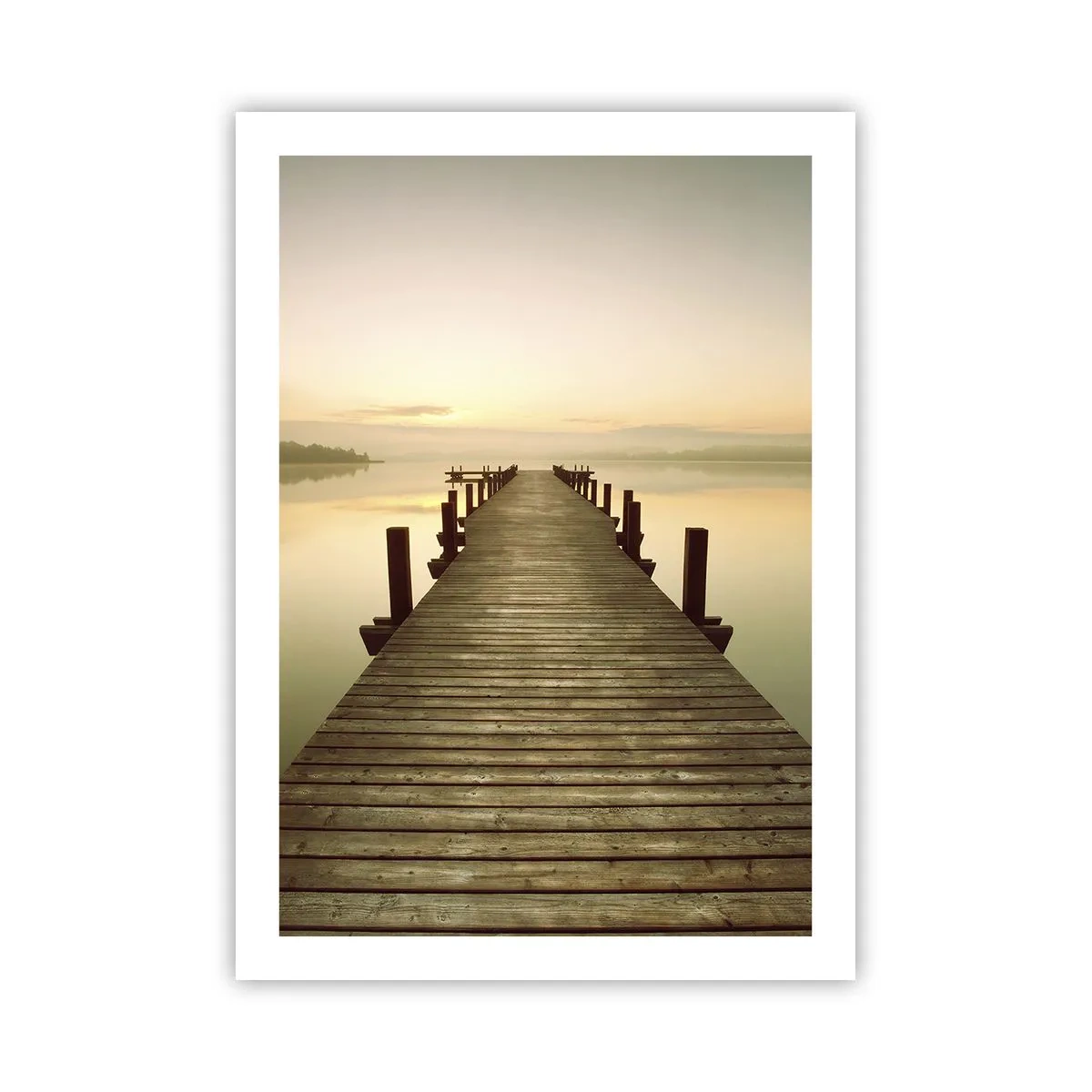 Plakat - Før daggry, daggry, lys - 50x70 cm