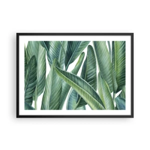 Plakat i sort ramme - Det grønne i sig selv - 70x50 cm