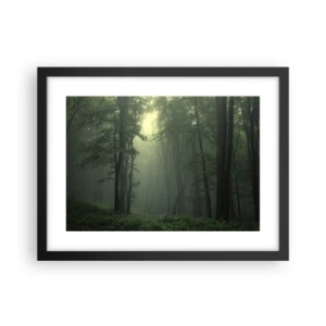 Plakat i sort ramme - Før han vågner op - 40x30 cm