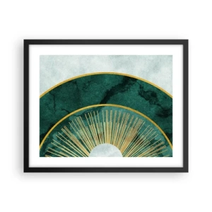 Plakat i sort ramme - Et anderledes solsystem - 50x40 cm