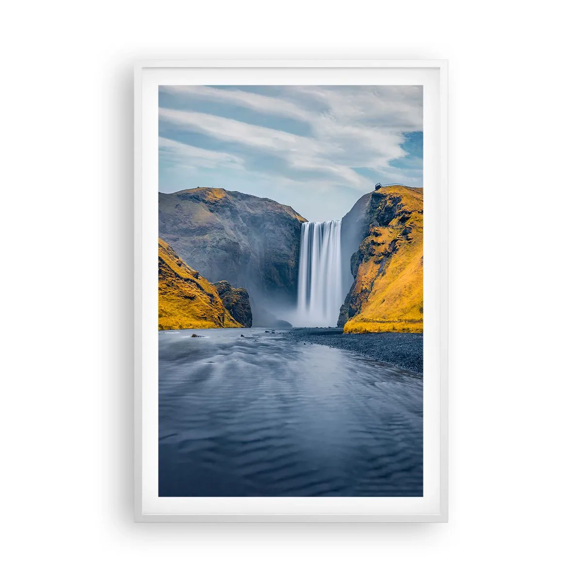 Plakat i hvid ramme - Evig varighed, evig bevægelse - 61x91 cm