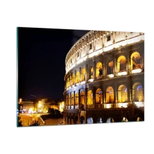 Billede på glas - Legene er ved at begynde - 120x80 cm