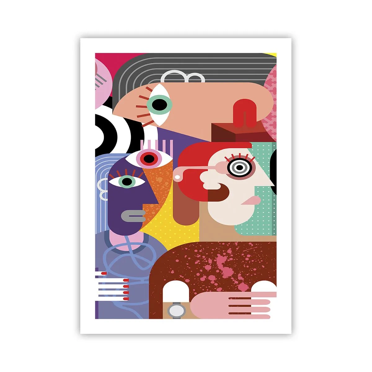 Plakat - Vi fra hr. Picasso - 50x70 cm