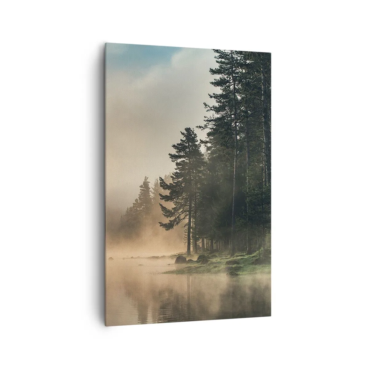 Lærredstryk - Billede på lærred - En dags fødsel - 80x120 cm