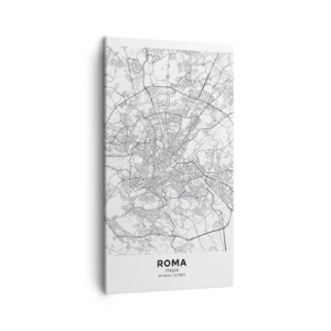 Lærredstryk - Billede på lærred - Romersk cirkel - 45x80 cm