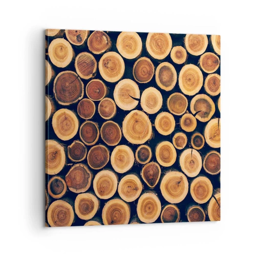 Lærredstryk - Billede på lærred - Hvor gammel ser jeg ud? - 60x60 cm