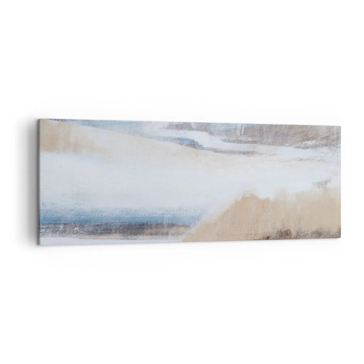 Lærredstryk - Billede på lærred - Vinterkomposition - 140x50 cm
