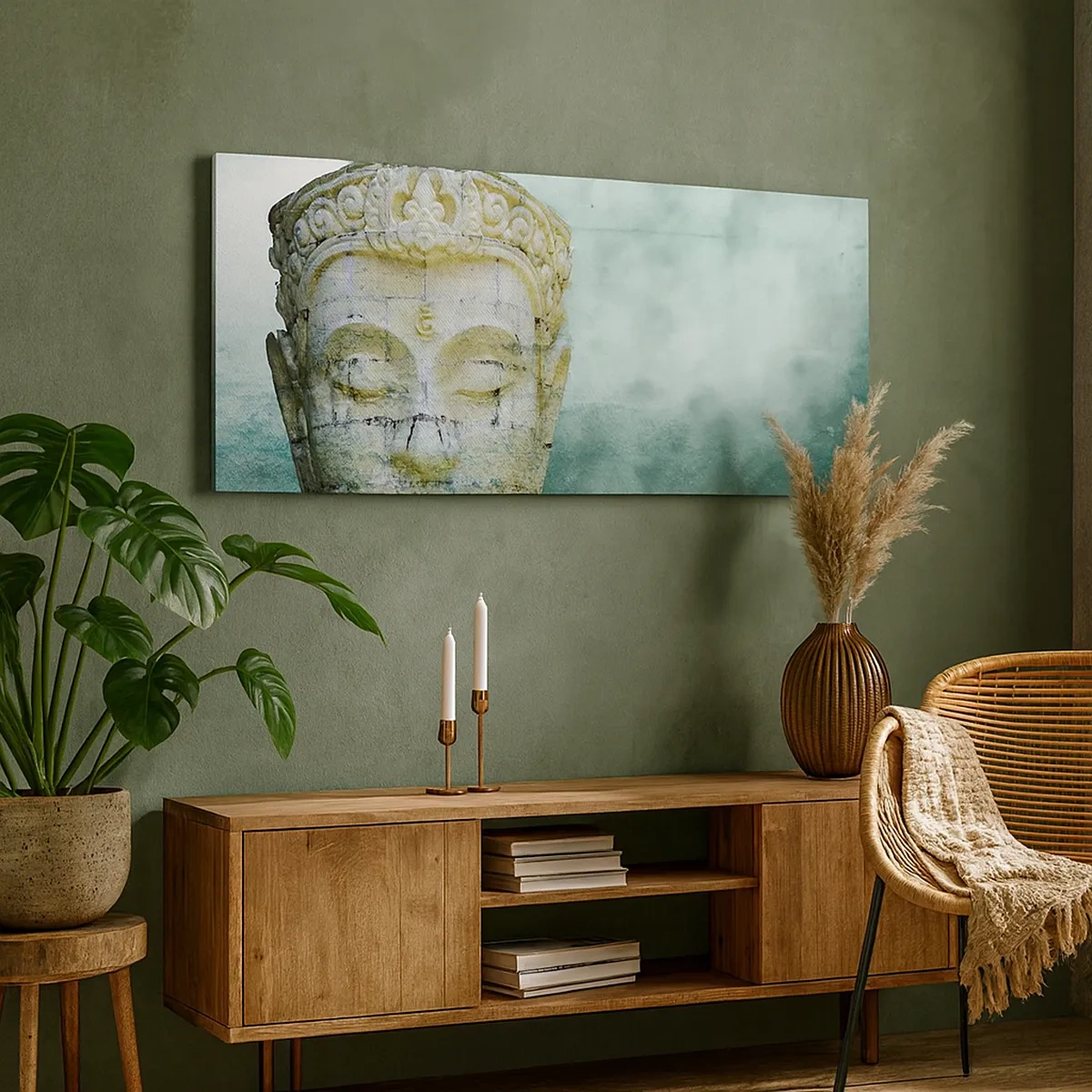 Lærredstryk - Billede på lærred - På jagt efter lys - 30x30 cm