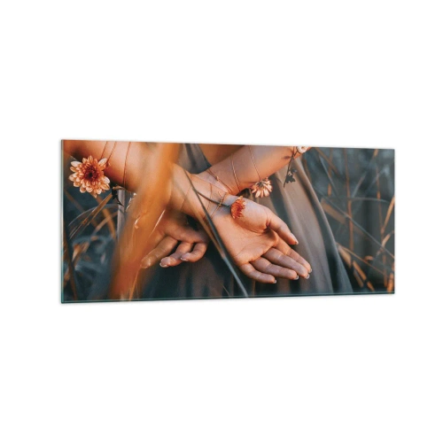 Billede på glas - Forbundet med naturen - 120x50 cm