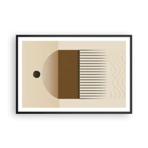 Plakat i sort ramme - Forskellige stater - 91x61 cm