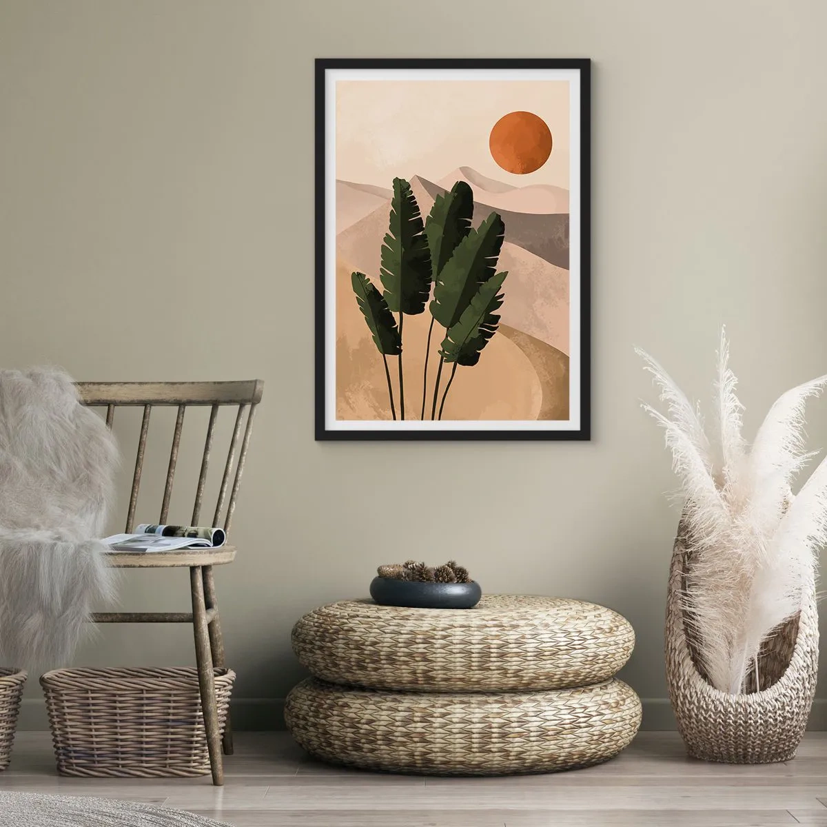 Plakat i sort ramme - Livets triumf - 61x91 cm