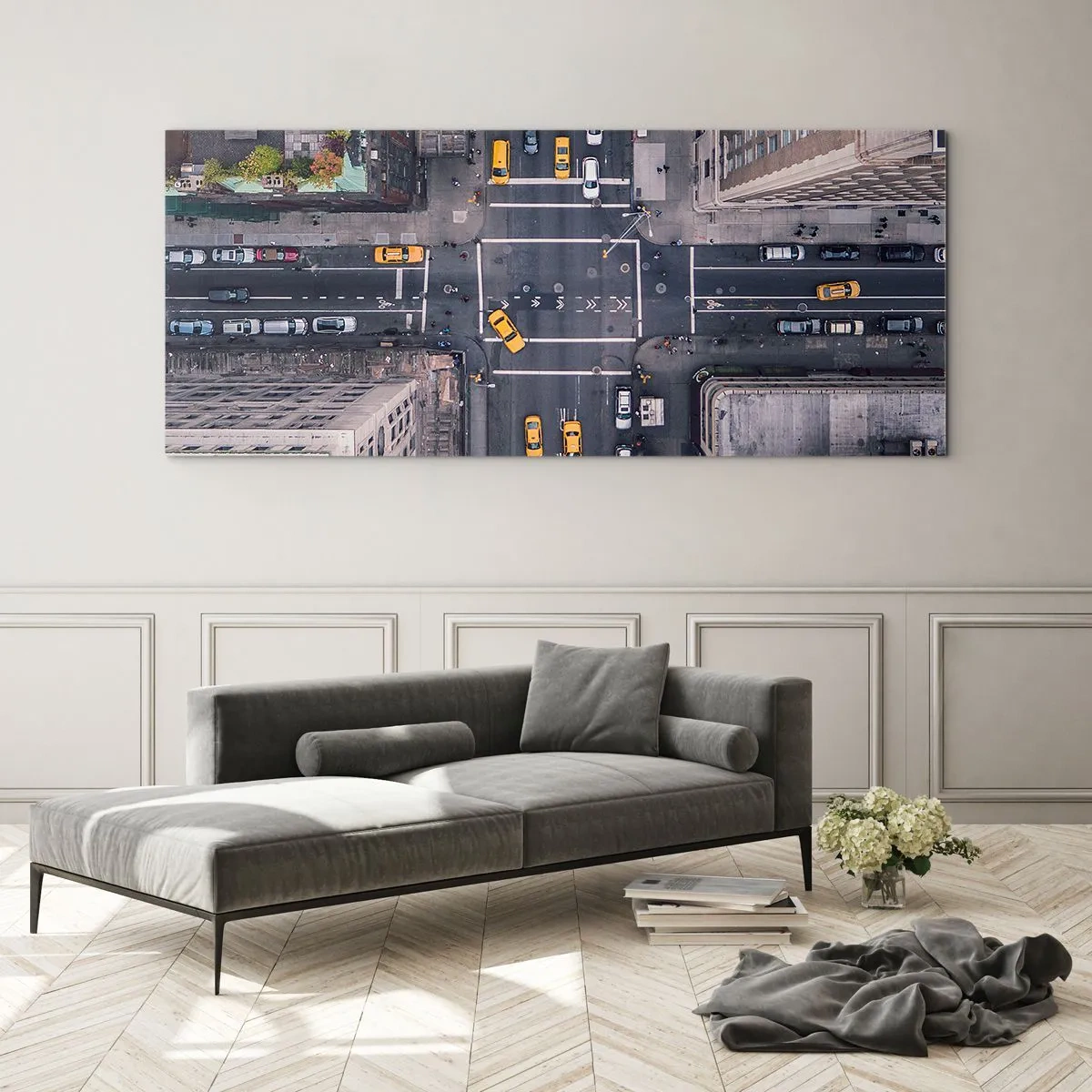 Billede på glas - Et enkelt valg - 140x50 cm