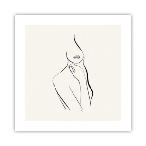 Plakat - Bølge af melankoli - 40x40 cm