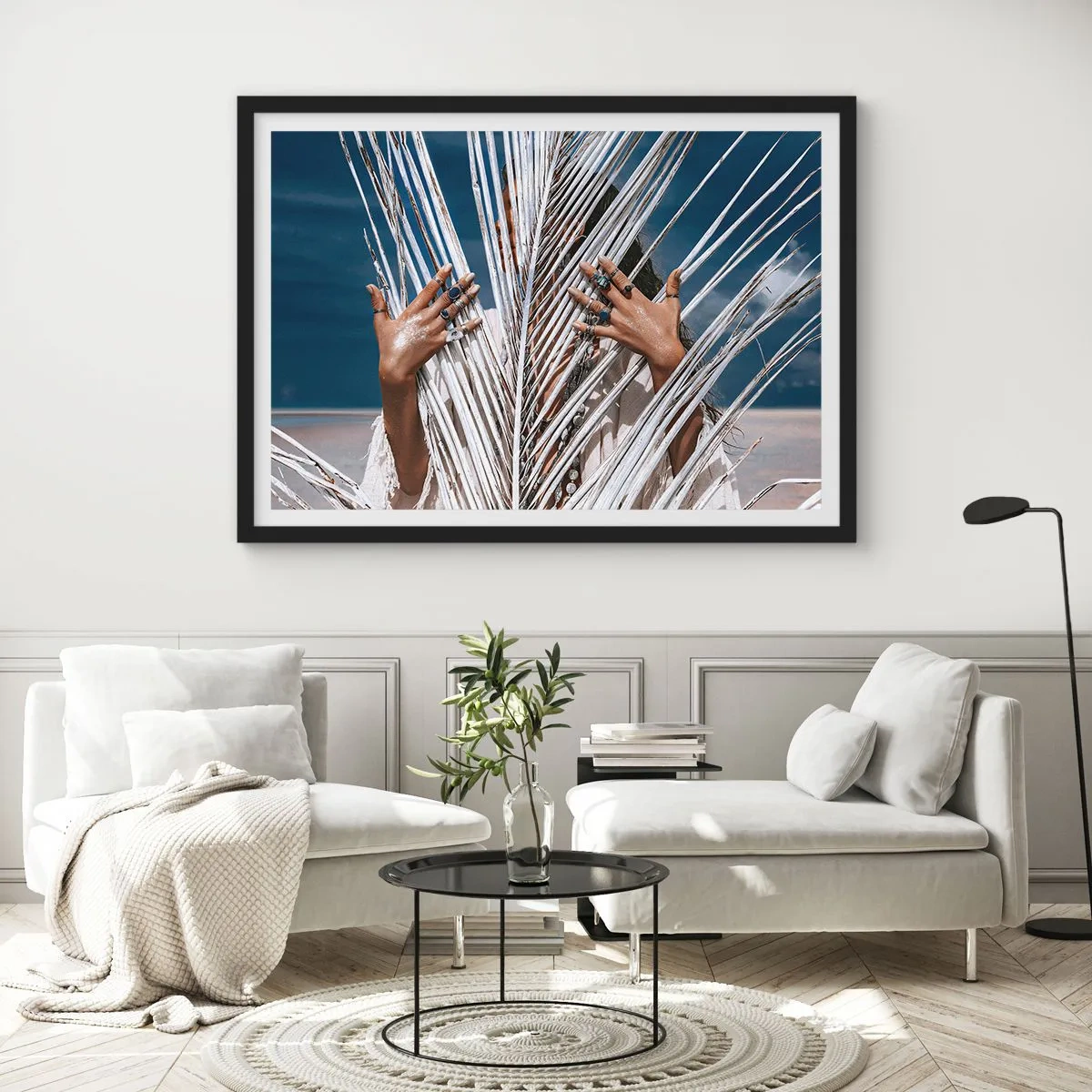 Plakat i sort ramme - Shamanens kæreste? - 91x61 cm