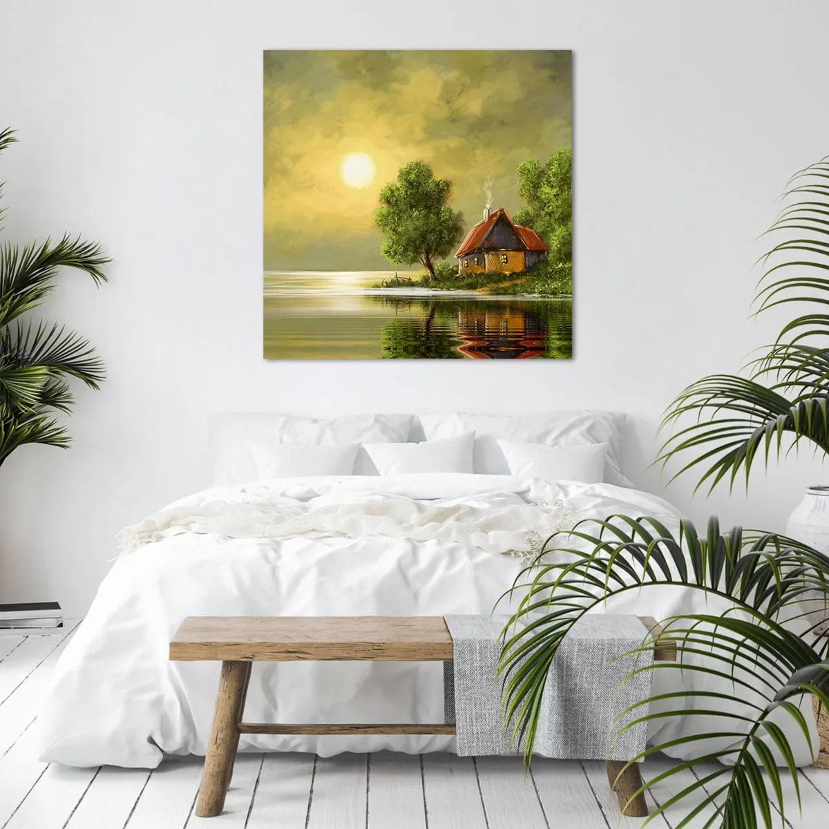 Lærredstryk - Billede på lærred - Smukt, som fra et billede - 30x30 cm