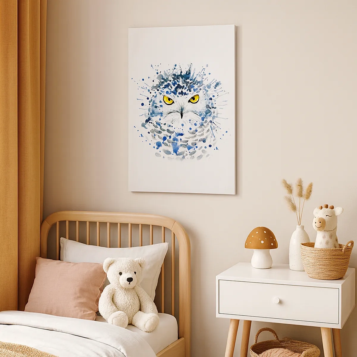 Lærredstryk - Billede på lærred - Lige i øjnene - 50x70 cm