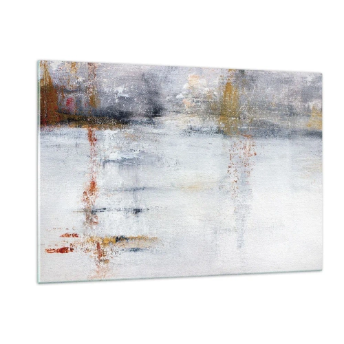 Billede på glas - Bag lufttæppet - 120x80 cm