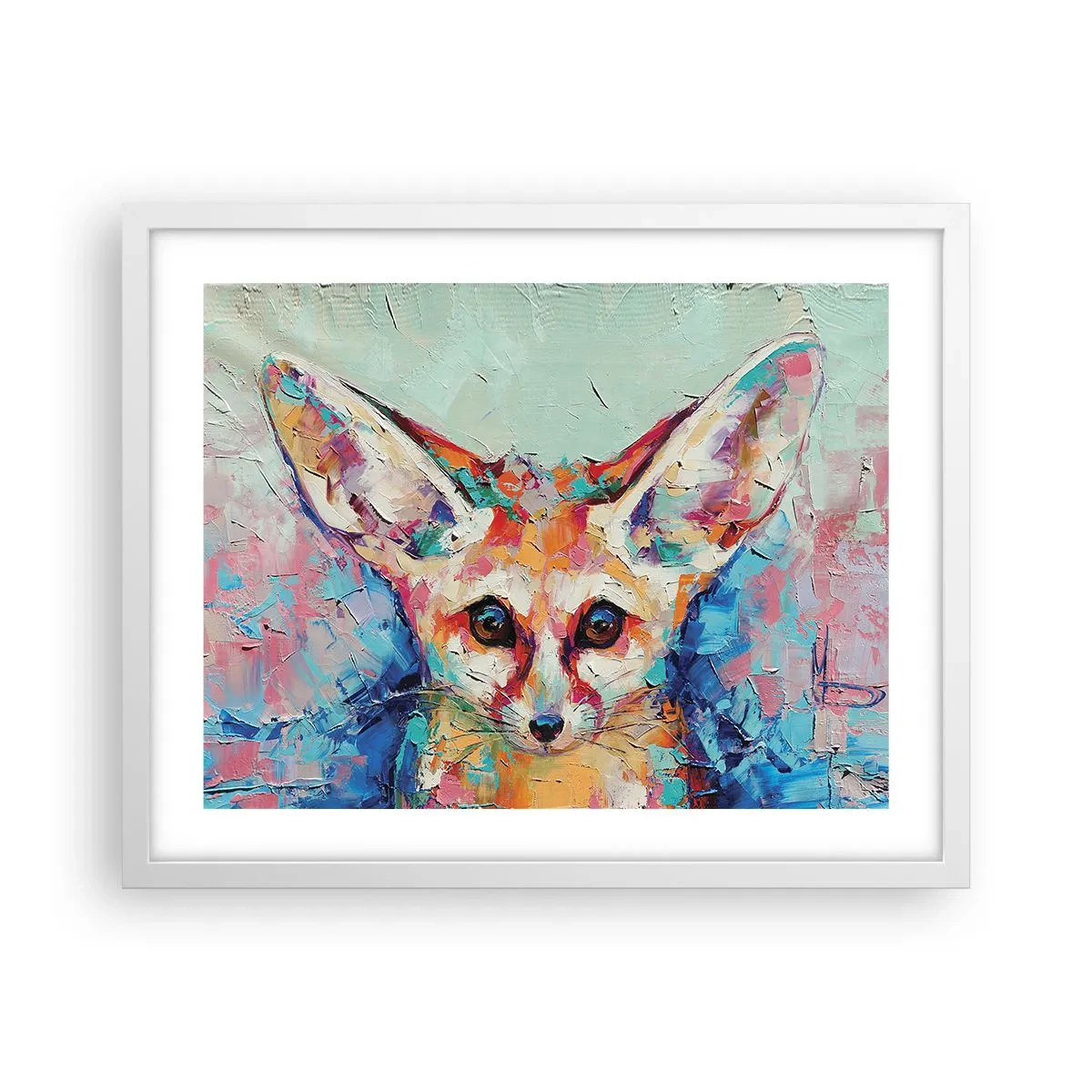 Plakat i hvid ramme - Er du klar til mig? - 50x40 cm