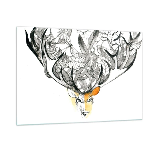 Billede på glas - Horn af overflod - 120x80 cm
